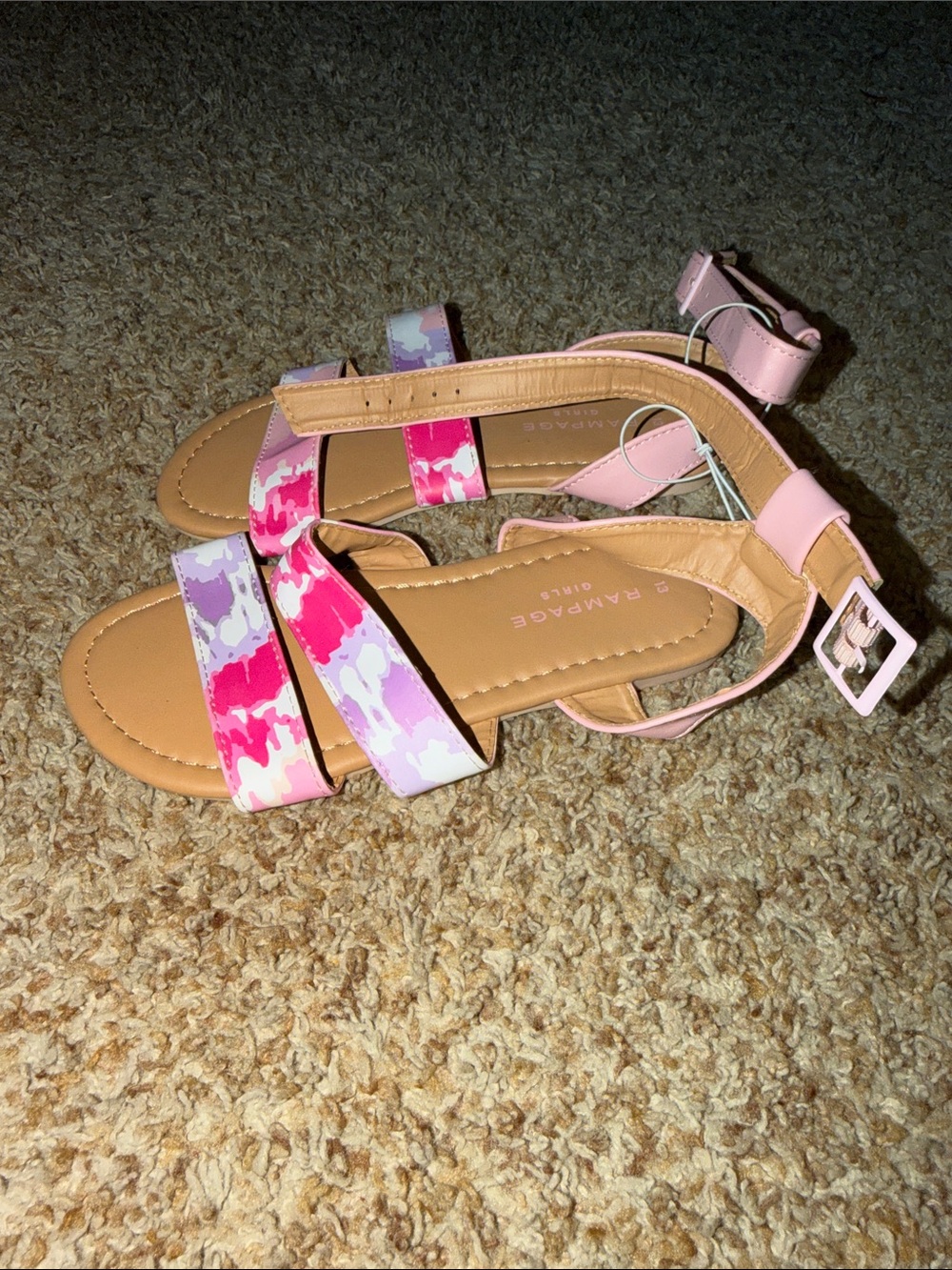 Rampage girls sandals. NWOT size 13